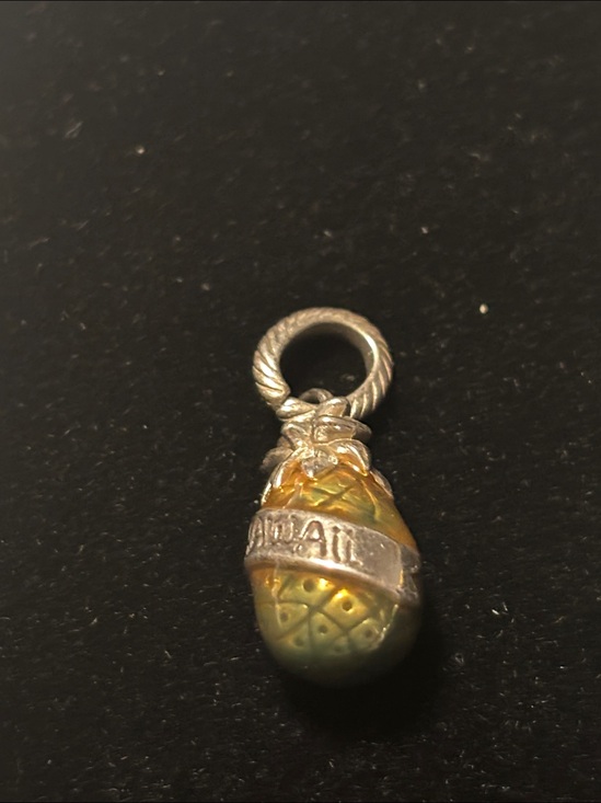 Brighton Jewelry - Brighton Yellow-Green Pineapple Pendant Charm